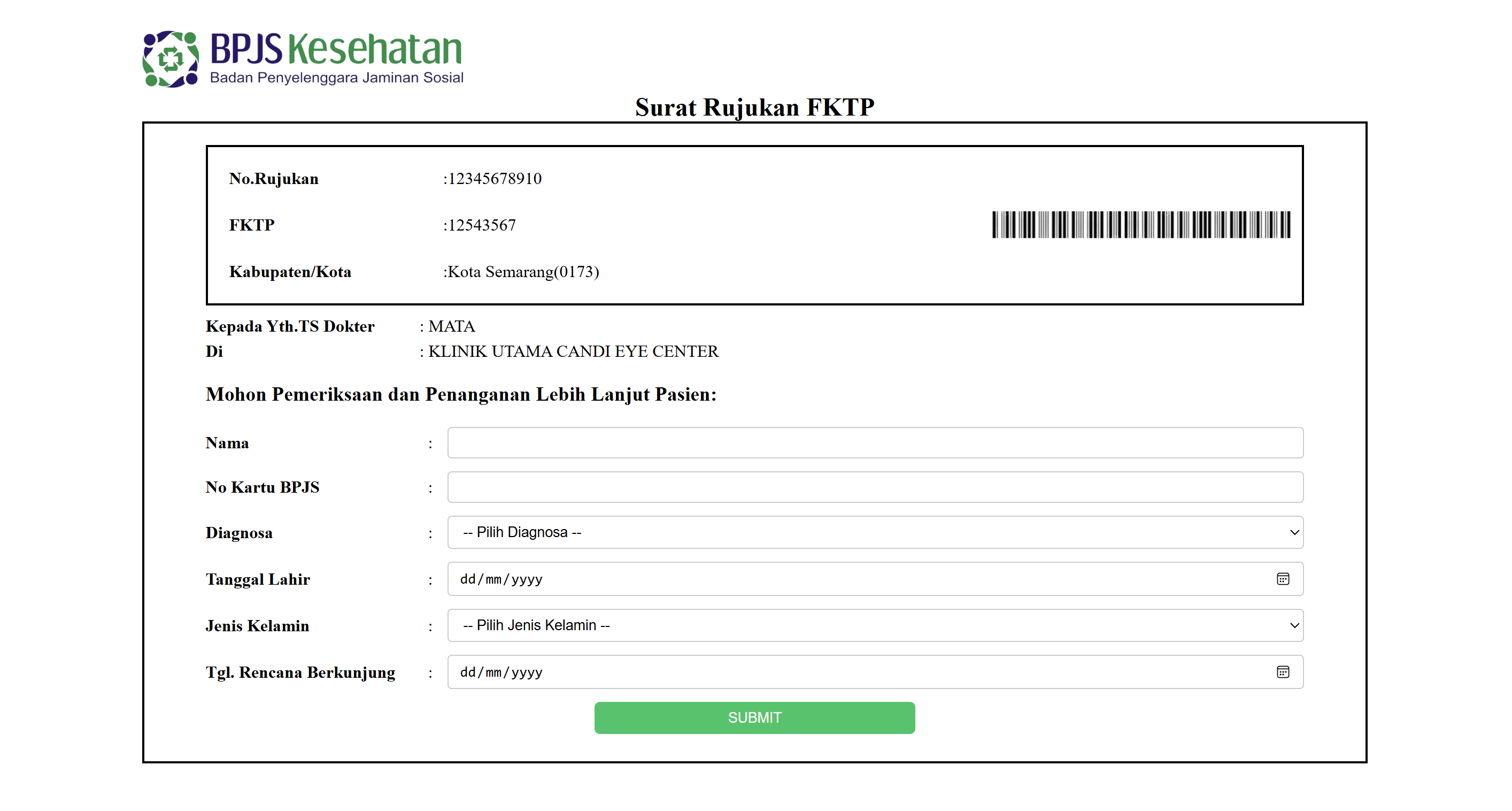 Kartu Rujukan BPJS Digital